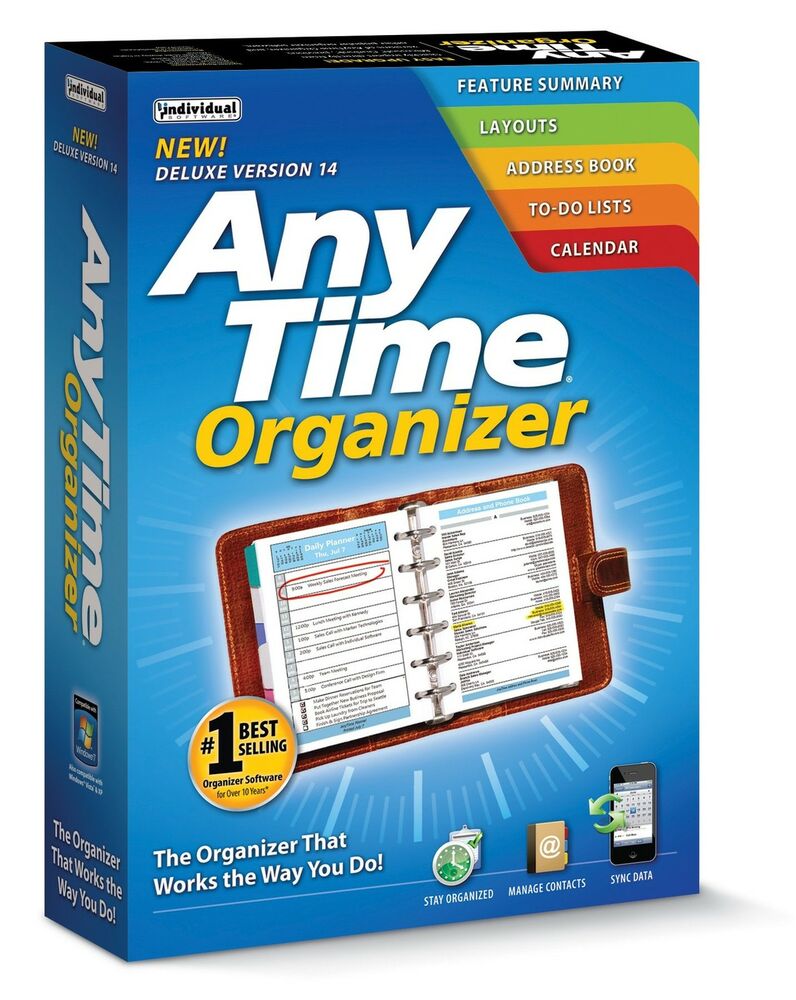 anytime organizer software download